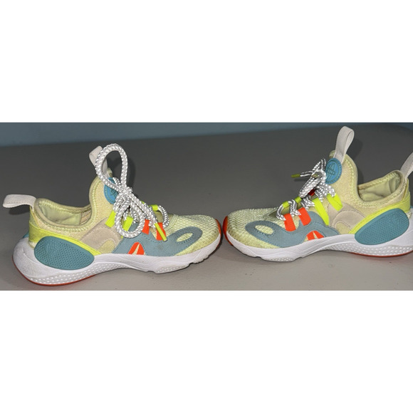 Nike Boys 12C Sneakers Huarache E.D.G.E. Volt Hyper Crimson Casual Basketball - Picture 5 of 10